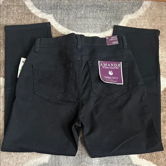 💙 Gloria Vanderbilt Amanda Black Jeans - Picture 2 of 4